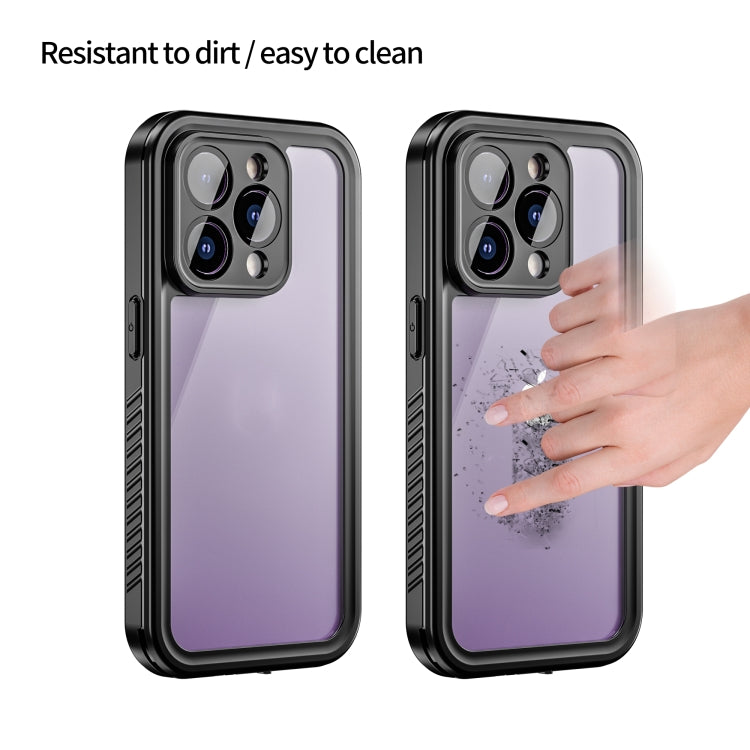 For iPhone 14 Pro RedPepper Shockproof IP68 Waterproof PC + TPU Protective Case(Black) by RedPepper