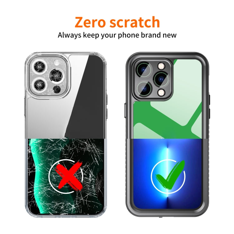 For iPhone 14 Pro Max RedPepper Shockproof IP68 Waterproof PC + TPU Protective Case(Black) by RedPepper