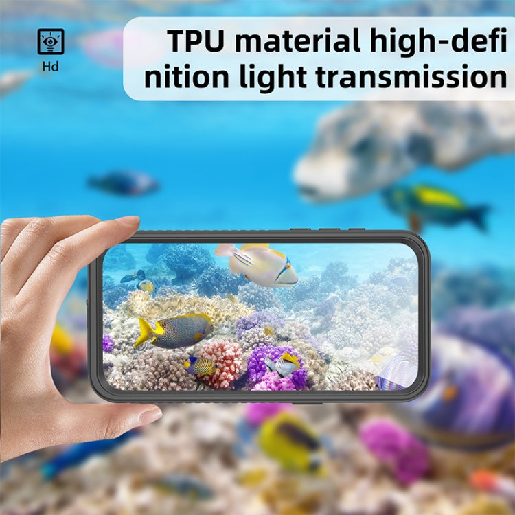 For iPhone 15 Pro Max RedPepper Shockproof IP68 Waterproof PC + TPU Protective Case(Black) by RedPepper