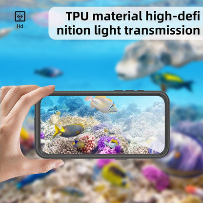 For iPhone 15 Pro Max RedPepper Shockproof IP68 Waterproof PC + TPU Protective Case(Black) by RedPepper