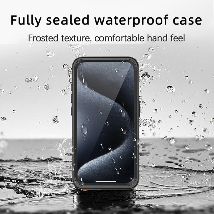 For iPhone 15 Pro Max RedPepper Shockproof IP68 Waterproof PC + TPU Protective Case(Black) by RedPepper