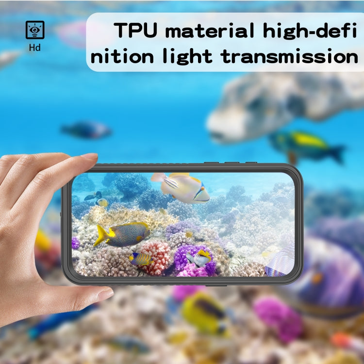 For iPhone 15 Pro RedPepper Shockproof IP68 Waterproof PC + TPU Protective Case(Black) by RedPepper