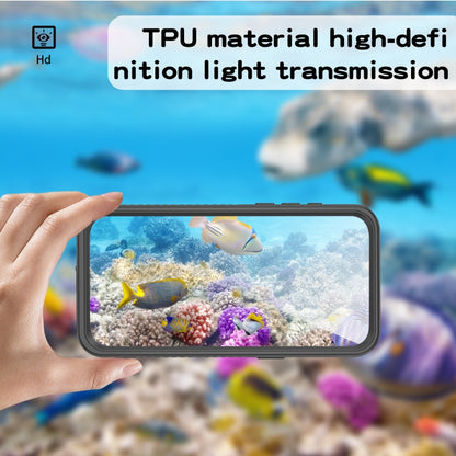 For iPhone 15 Pro RedPepper Shockproof IP68 Waterproof PC + TPU Protective Case(Black) by RedPepper