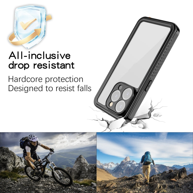 For iPhone 15 Pro RedPepper Shockproof IP68 Waterproof PC + TPU Protective Case(Black) by RedPepper