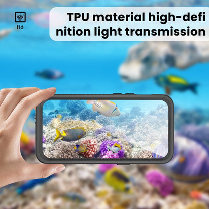 For iPhone 15 RedPepper Shockproof IP68 Waterproof PC + TPU Protective Case(Black) by RedPepper