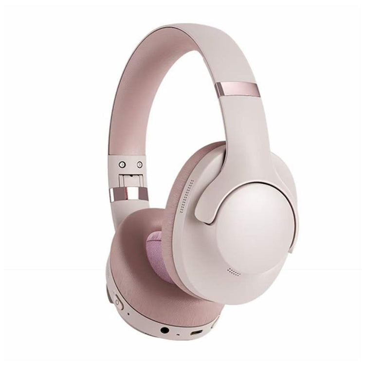 BT048 ANC Noise Reduction Bluetooth 5.3 Wireless Headset(Pink) by bashfashion
