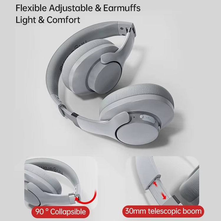 BT048 ANC Noise Reduction Bluetooth 5.3 Wireless Headset(Light Blue) by bashfashion