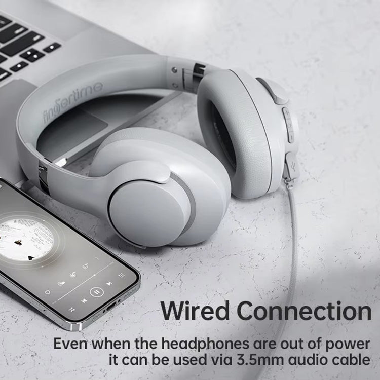 BT048 ANC Noise Reduction Bluetooth 5.3 Wireless Headset(Rose Gold) by bashfashion