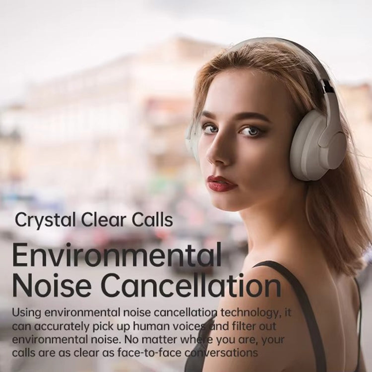 BT048 ANC Noise Reduction Bluetooth 5.3 Wireless Headset(Rose Gold) by bashfashion