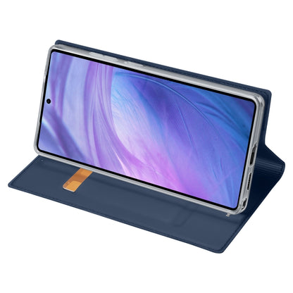 For Samsung Galaxy S25 Ultra 5G DUX DUCIS Skin Pro Series Flip Leather Phone Case(Blue) by DUX DUCIS