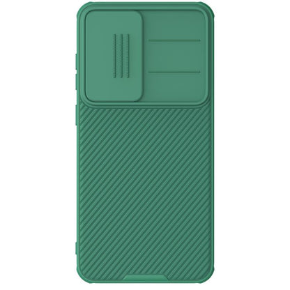For Samsung Galaxy S25+ 5G NILLKIN Black Mirror Pro Series Camshield PC Phone Case(Green) by NILLKIN