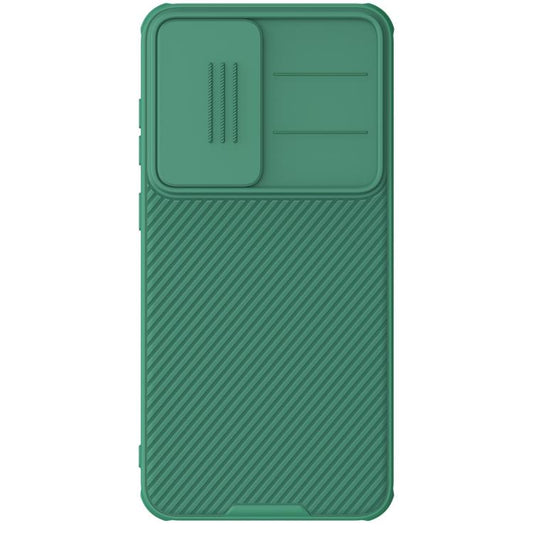 For Samsung Galaxy S25+ 5G NILLKIN Black Mirror Pro Series Camshield PC Phone Case(Green) by NILLKIN