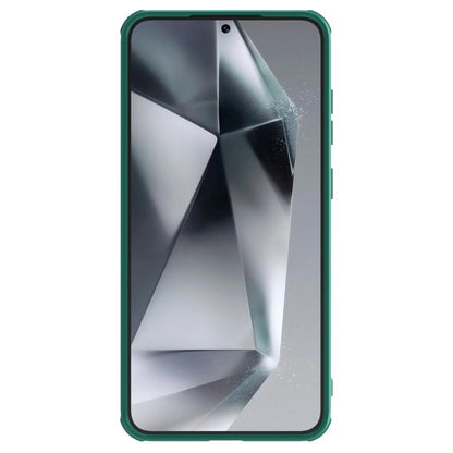 For Samsung Galaxy S25+ 5G NILLKIN Black Mirror Pro Series Camshield PC Phone Case(Green) by NILLKIN