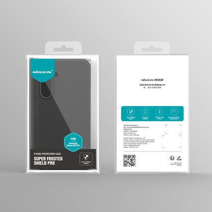 For Samsung Galaxy S24 FE 5G NILLKIN Frosted Shield Pro PC + TPU Phone Case(Black) by NILLKIN