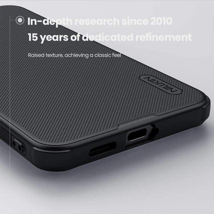 For Samsung Galaxy S25+ 5G NILLKIN Frosted Shield Pro PC + TPU Phone Case(Black) by NILLKIN