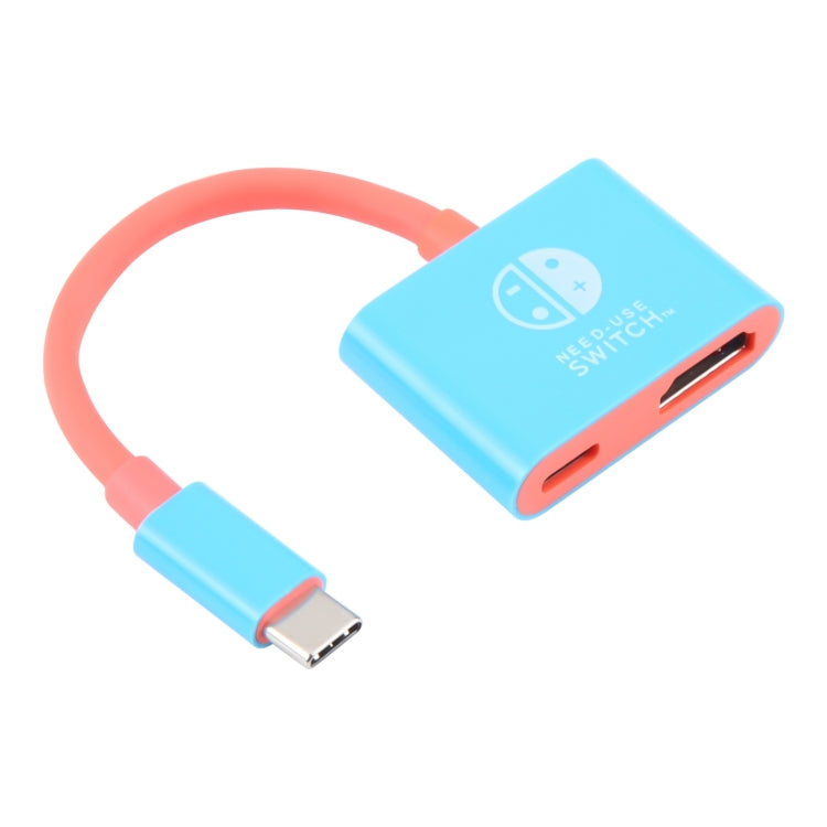 2 in 1 USB-C / Type-C to HDMI + USB-C / Type-C Video Converter for Switch / Steam by bashfashion