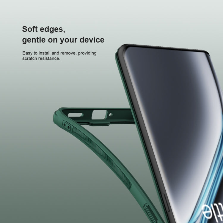 For OnePlus Ace 3 Pro NILLKIN Frosted Shield Pro PC + TPU Phone Case(Green) by NILLKIN