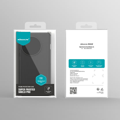 For OnePlus Ace 3 Pro NILLKIN Frosted Shield Pro PC + TPU Phone Case(Green) by NILLKIN