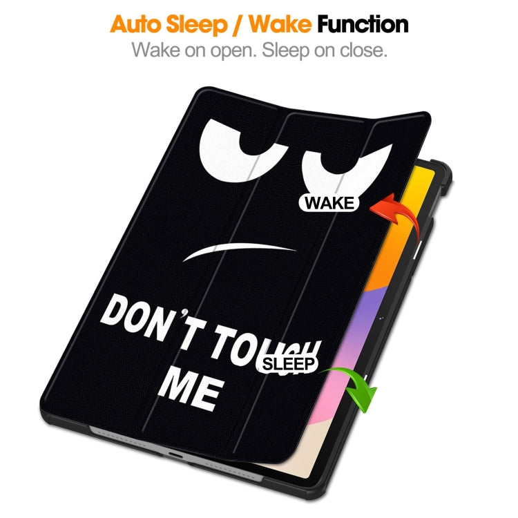 For Huawei Matepad SE 11 Painted 3-Fold Holder Smart Leather Tablet Case(Big Eye) by bashfashion