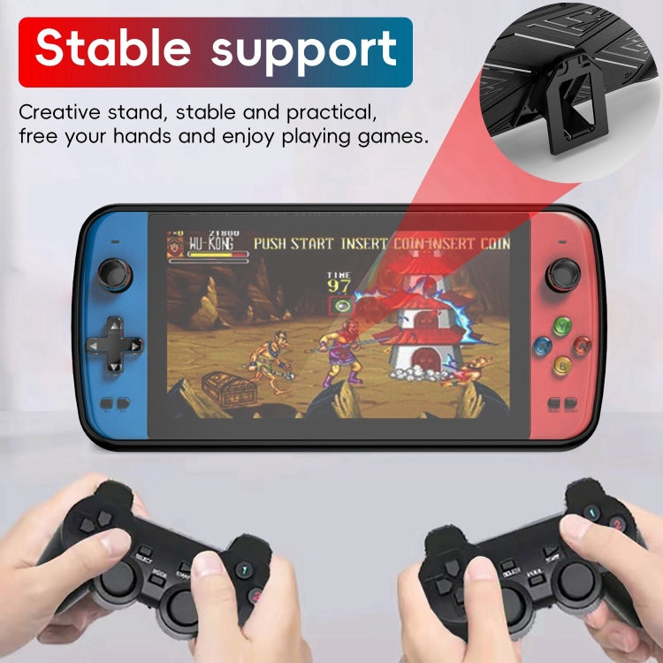For SUBOR Q900 TPU Game Console Protective Case with Holder(Blue) by bashfashion