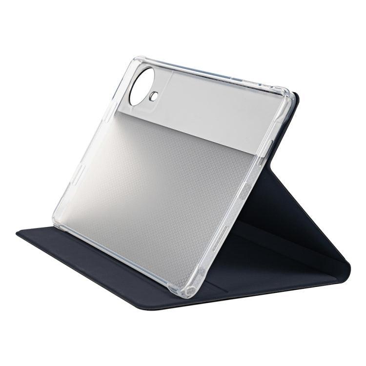 For Teclast T50 HD / T50 Max Anti-slip Texture Smart Tablet Leather Folio Case(Dark Blue) by TECLAST