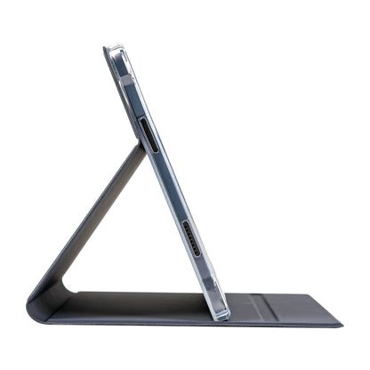 For Teclast T50 HD / T50 Max Anti-slip Texture Smart Tablet Leather Folio Case(Dark Blue) by TECLAST