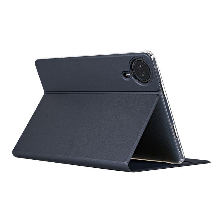 For Teclast T50 HD / T50 Max Anti-slip Texture Smart Tablet Leather Folio Case(Dark Blue) by TECLAST