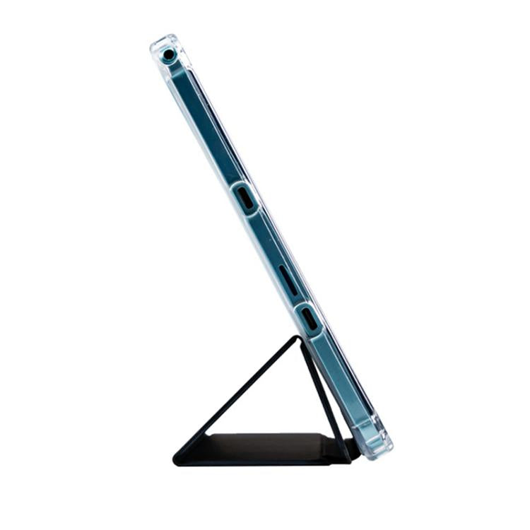 For Teclast P50AI Anti-slip Texture Smart Tablet Leather Folio Case(Dark Blue) by TECLAST