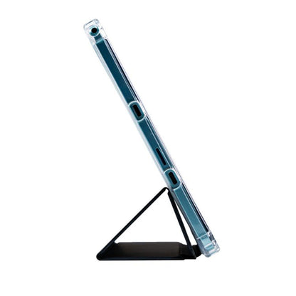 For Teclast P50AI Anti-slip Texture Smart Tablet Leather Folio Case(Dark Blue) by TECLAST