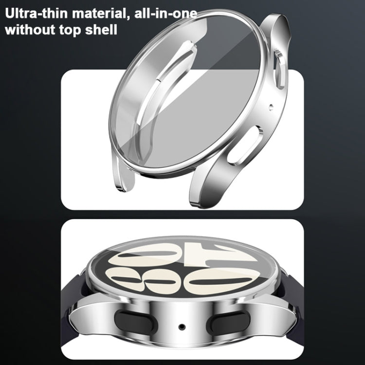 For Samsung Galaxy Watch FE 40mm Full Coverage Electroplated TPU Watch Protective Case(Pink) by bashfashion