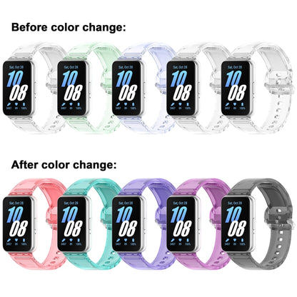 For Samsung Galaxy Fit3 Color Changing TPU Watch Band(Red) by bashfashion