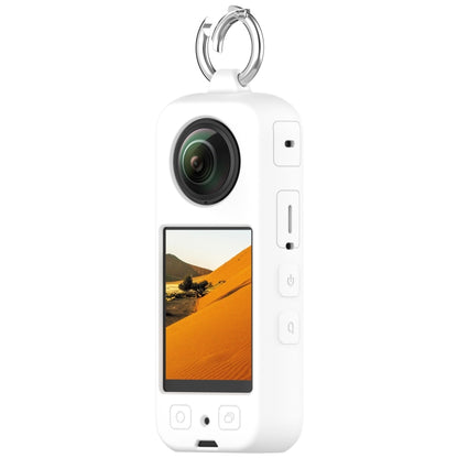 For Insta360 X3 Portable Silicone Protective Case(White) by bashfashion