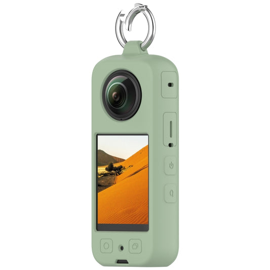 For Insta360 X3 Portable Silicone Protective Case(Ice Green) by bashfashion