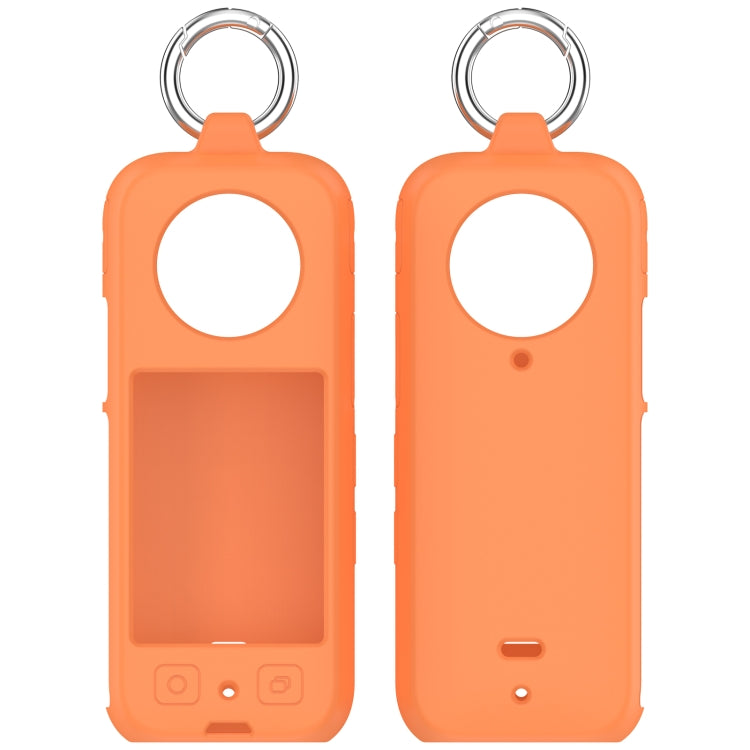 For Insta360 X3 Portable Silicone Protective Case(Orange) by bashfashion