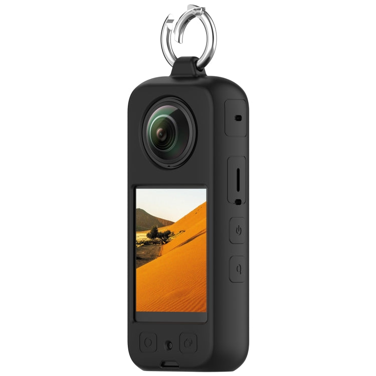 For Insta360 X3 Portable Silicone Protective Case(Black) by bashfashion