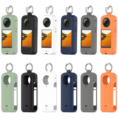 For Insta360 X3 Portable Silicone Protective Case(White) by bashfashion