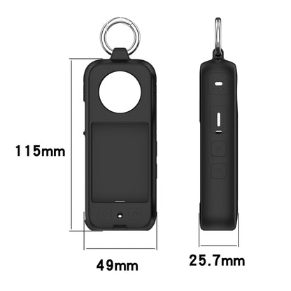 For Insta360 X3 Portable Silicone Protective Case(Midnight Blue) by bashfashion