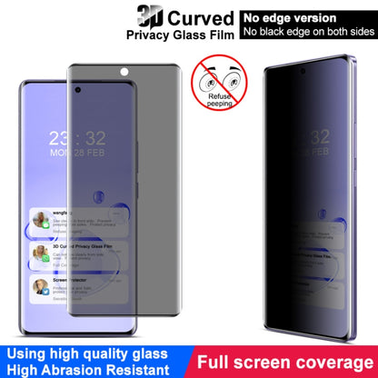 For Realme GT Neo6 5G imak No Edge Version 3D Curved Privacy Full Screen Tempered Glass Film by imak