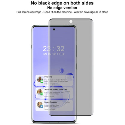 For OnePlus Ace 3 Pro imak No Edge Version 3D Curved Privacy Full Screen Tempered Glass Film by imak