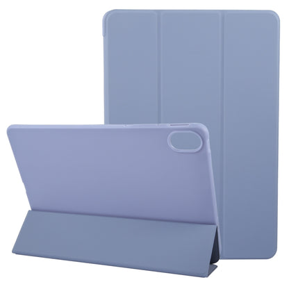 For Huawei MatePad 11.5 S GEBEI 3-folding Holder Shockproof Flip Leather Tablet Case(Purple) by GEBEI