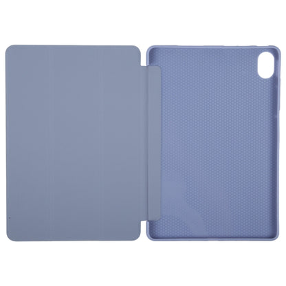 For Huawei MatePad 11.5 S GEBEI 3-folding Holder Shockproof Flip Leather Tablet Case(Purple) by GEBEI