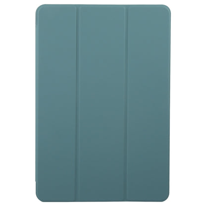 For Huawei MatePad 11.5 S GEBEI 3-folding Holder Shockproof Flip Leather Tablet Case(Dark Green) by GEBEI
