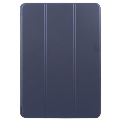For Huawei MatePad 11.5 S GEBEI 3-folding Holder Shockproof Flip Leather Tablet Case(Dark Blue) by GEBEI