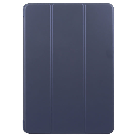 For Huawei MatePad 11.5 S GEBEI 3-folding Holder Shockproof Flip Leather Tablet Case(Dark Blue) by GEBEI