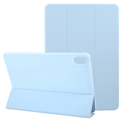 For Huawei MatePad 11.5 S GEBEI 3-folding Holder Shockproof Flip Leather Tablet Case(Sky Blue) by GEBEI