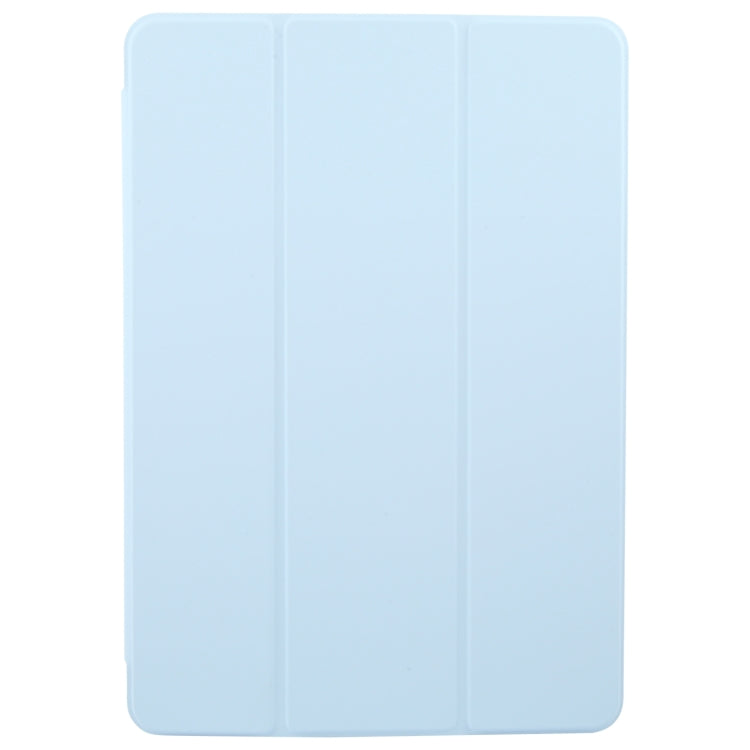 For Huawei MatePad 11.5 S GEBEI 3-folding Holder Shockproof Flip Leather Tablet Case(Sky Blue) by GEBEI