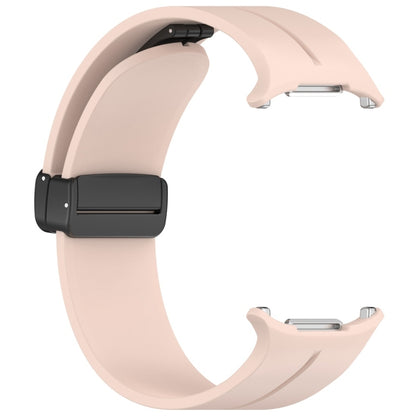 For Samsung Galaxy Watch Ultra 47mm / Ultra 2025 Magnetic Folding Buckle Silicone Watch Band(Pink) by bashfashion