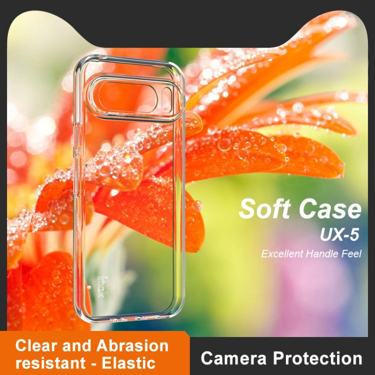 For Google Pixel 9 Pro XL IMAK UX-5 Series Transparent Shockproof TPU Protective Phone Case(Transparent) by imak