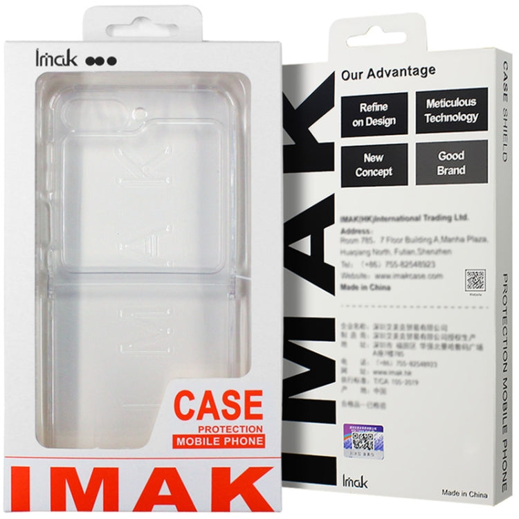 For Honor Magic V Flip imak UX-6 series All-inclusive Shockproof Airbag TPU Invisible Phone Case(Transparent) by imak