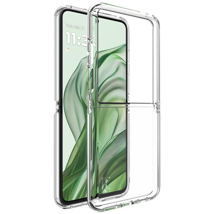 For Motorola Razr 50 Ultra imak UX-6 series All-inclusive Shockproof Airbag TPU Invisible Phone Case(Transparent) by imak
